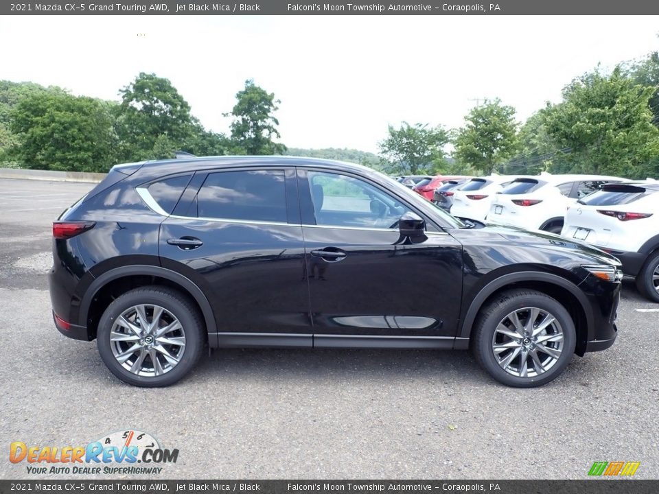 2021 Mazda CX-5 Grand Touring AWD Jet Black Mica / Black Photo #1