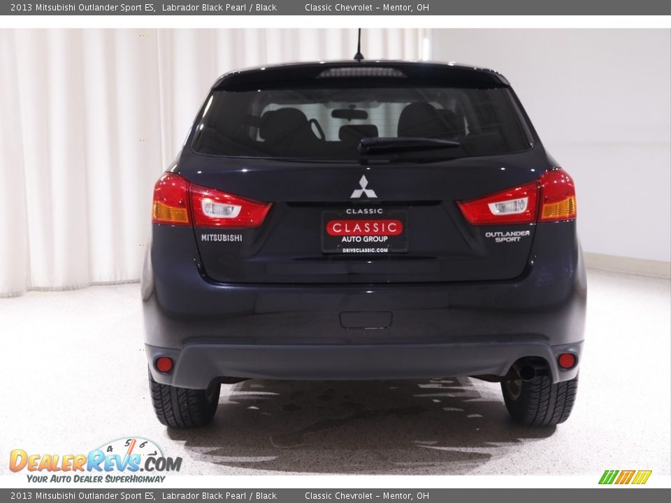 2013 Mitsubishi Outlander Sport ES Labrador Black Pearl / Black Photo #14