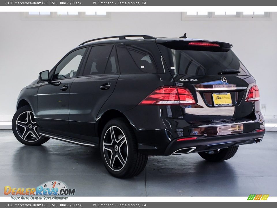 2018 Mercedes-Benz GLE 350 Black / Black Photo #2