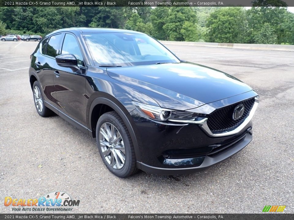 2021 Mazda CX-5 Grand Touring AWD Jet Black Mica / Black Photo #3