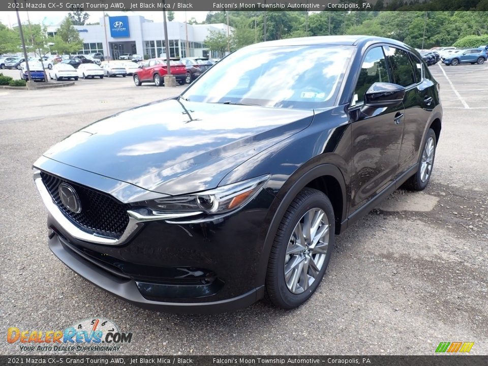 2021 Mazda CX-5 Grand Touring AWD Jet Black Mica / Black Photo #5