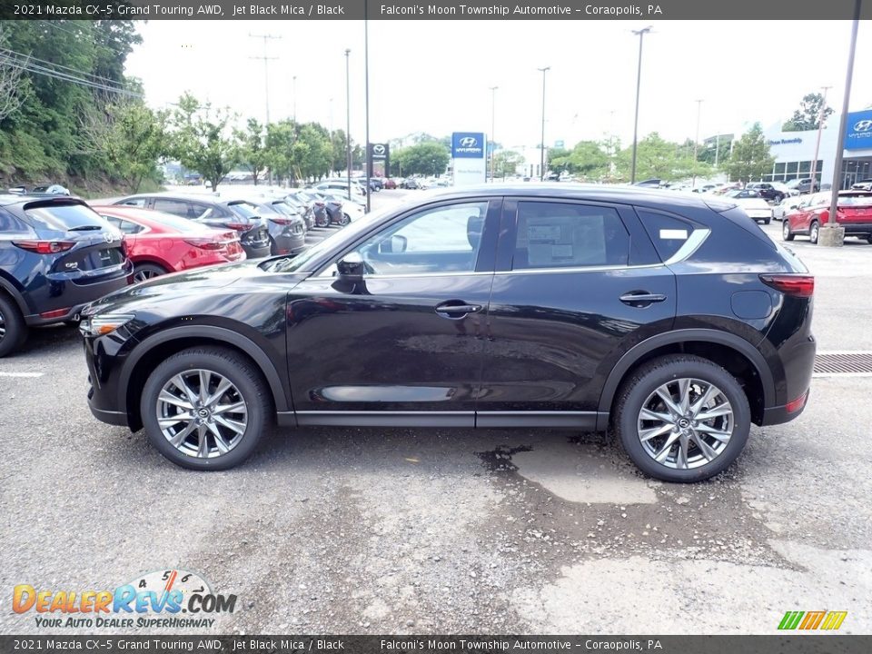 2021 Mazda CX-5 Grand Touring AWD Jet Black Mica / Black Photo #6