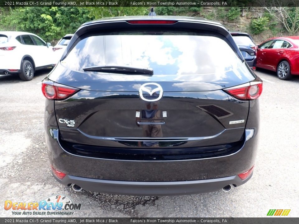 2021 Mazda CX-5 Grand Touring AWD Jet Black Mica / Black Photo #8