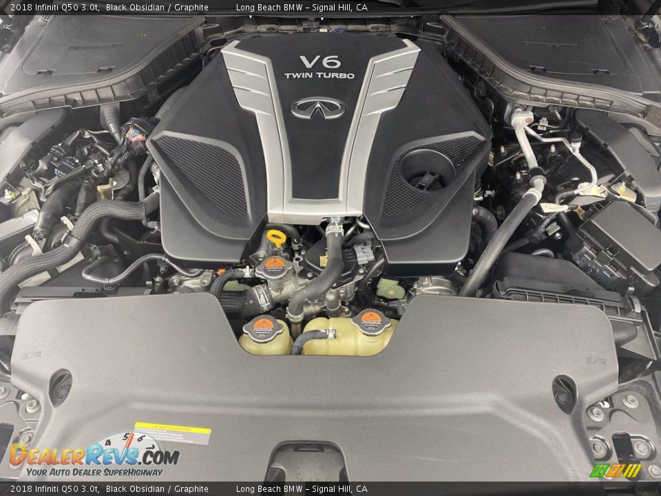2018 Infiniti Q50 3.0t 3.0 Liter Twin-Turbocharged DOHC 24-Valve VVT V6 Engine Photo #12