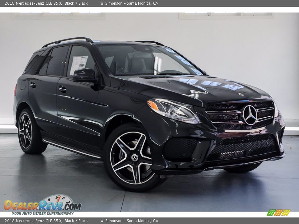 2018 Mercedes-Benz GLE 350 Black / Black Photo #12