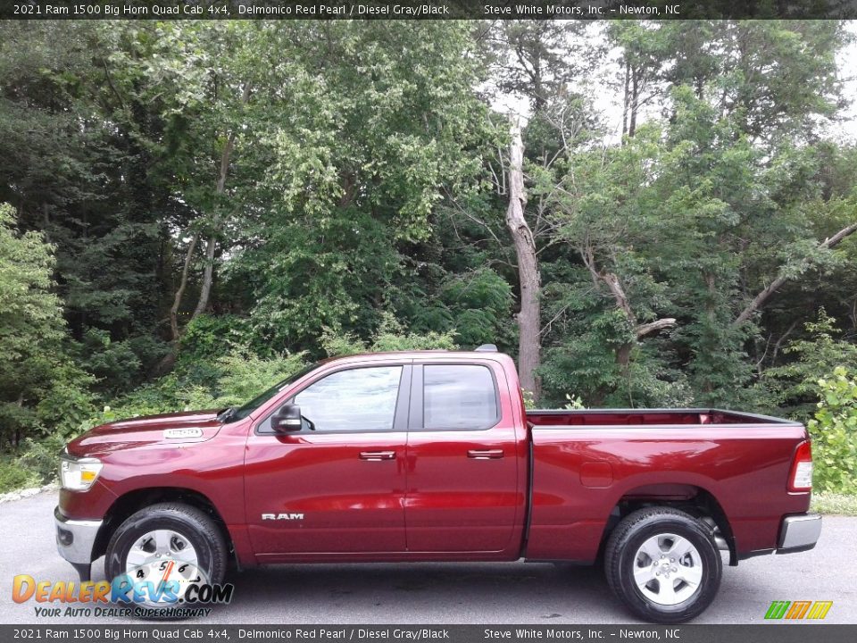 Delmonico Red Pearl 2021 Ram 1500 Big Horn Quad Cab 4x4 Photo #1