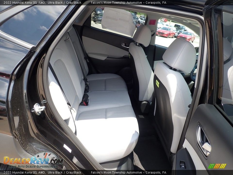 Rear Seat of 2022 Hyundai Kona SEL AWD Photo #10