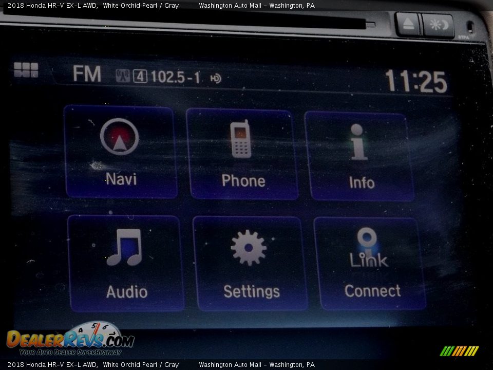 2018 Honda HR-V EX-L AWD White Orchid Pearl / Gray Photo #24