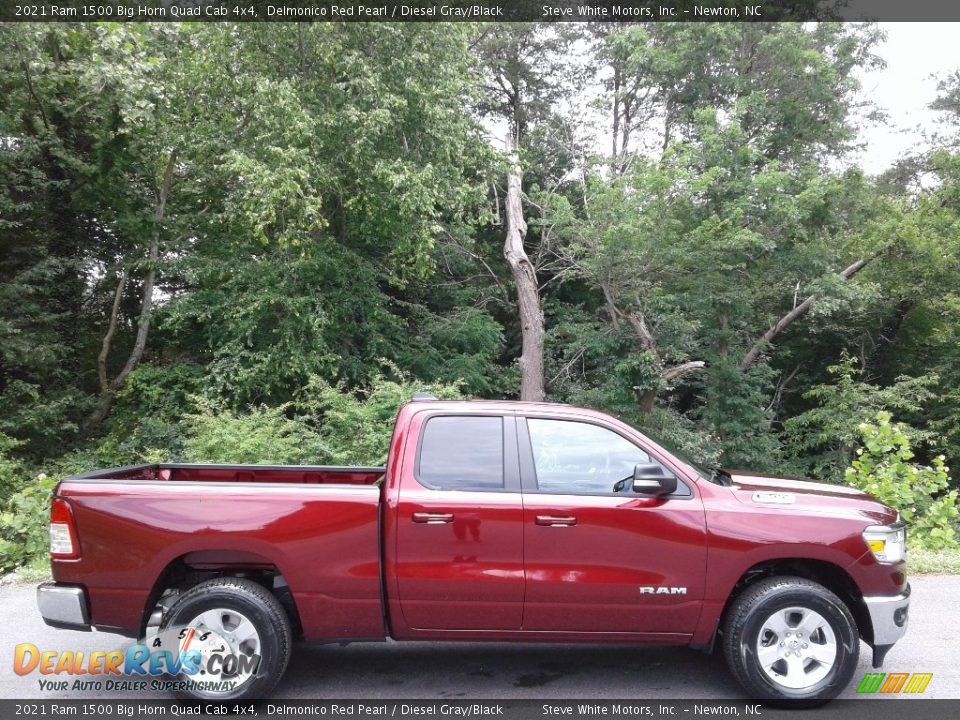 Delmonico Red Pearl 2021 Ram 1500 Big Horn Quad Cab 4x4 Photo #5