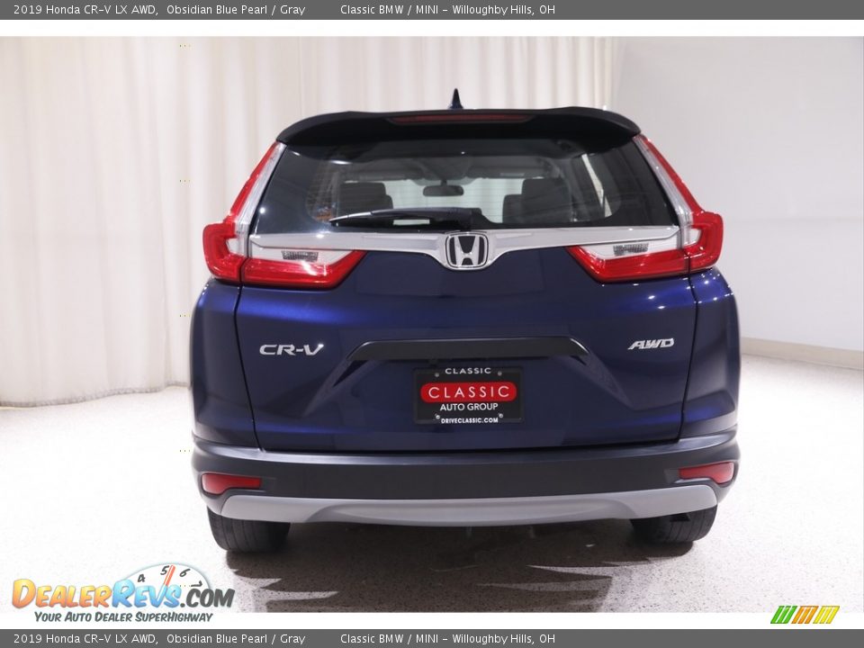 2019 Honda CR-V LX AWD Obsidian Blue Pearl / Gray Photo #19