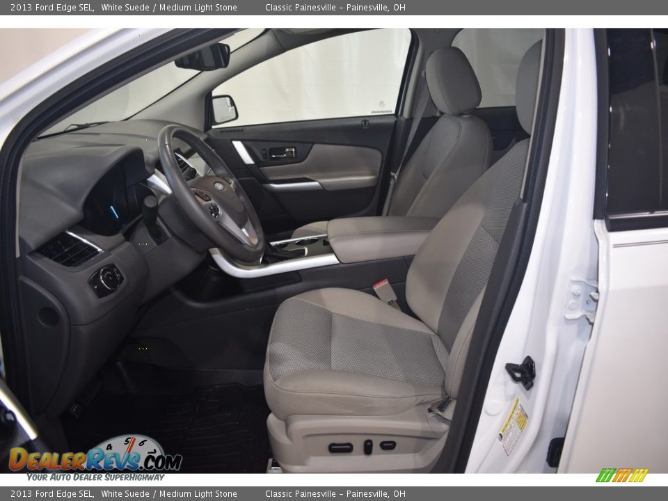 2013 Ford Edge SEL White Suede / Medium Light Stone Photo #6