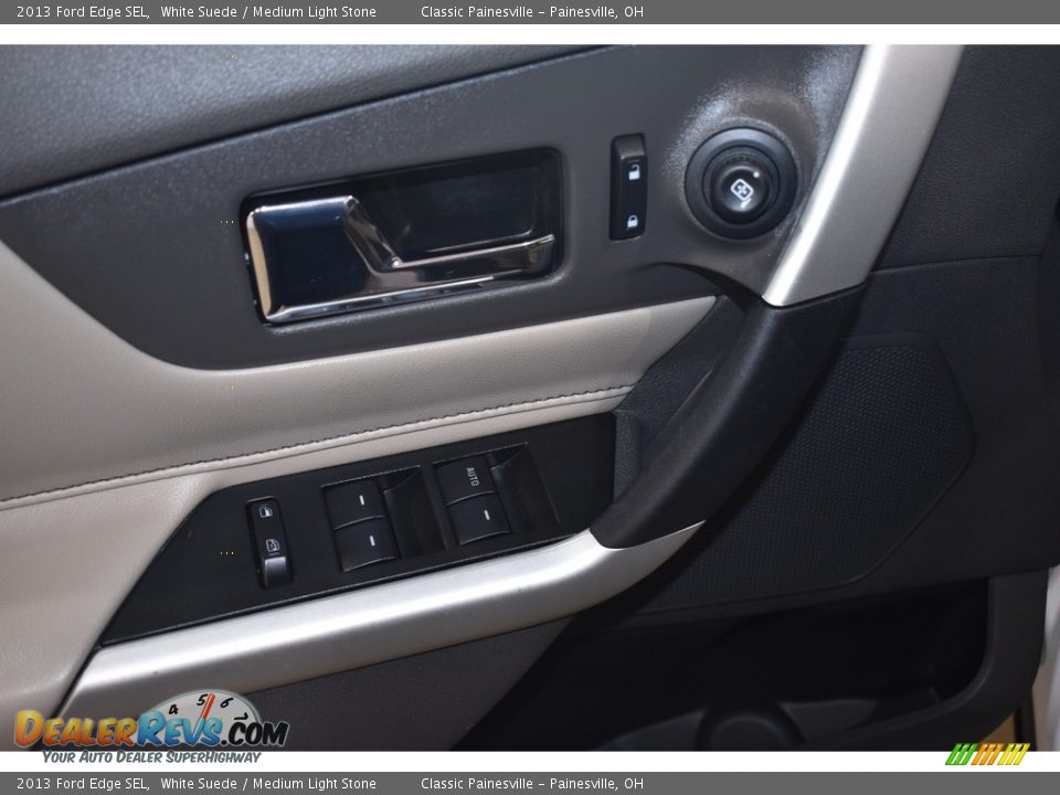 2013 Ford Edge SEL White Suede / Medium Light Stone Photo #9