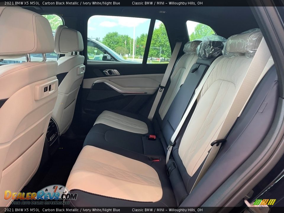 Rear Seat of 2021 BMW X5 M50i Photo #4