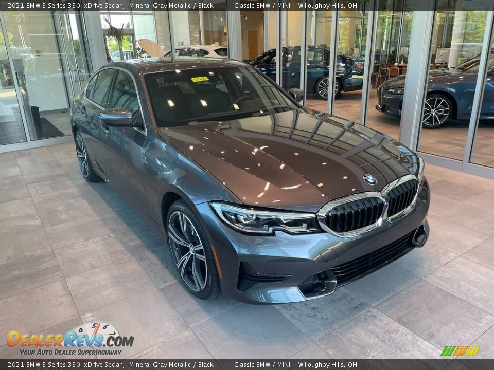 2021 BMW 3 Series 330i xDrive Sedan Mineral Gray Metallic / Black Photo #1