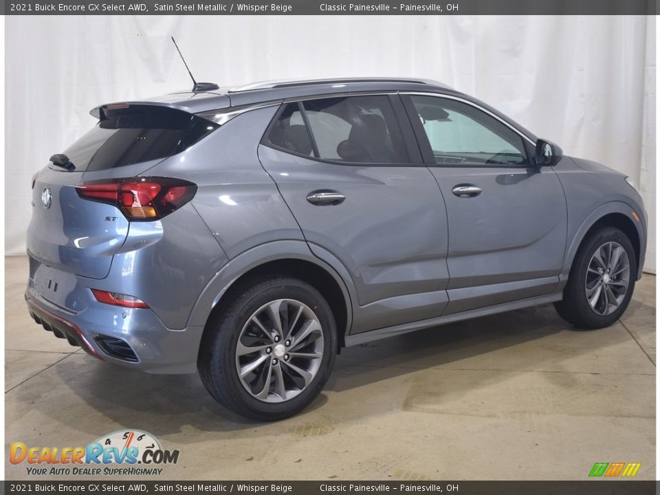 2021 Buick Encore GX Select AWD Satin Steel Metallic / Whisper Beige Photo #2