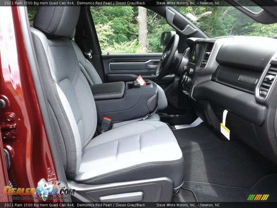 Front Seat of 2021 Ram 1500 Big Horn Quad Cab 4x4 Photo #17