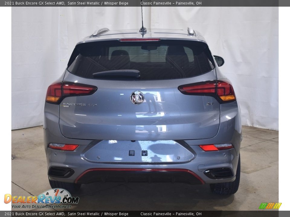 2021 Buick Encore GX Select AWD Satin Steel Metallic / Whisper Beige Photo #3