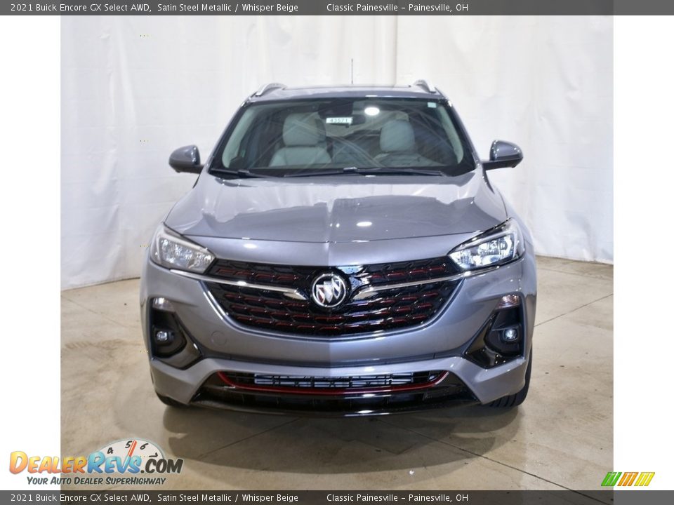 2021 Buick Encore GX Select AWD Satin Steel Metallic / Whisper Beige Photo #4