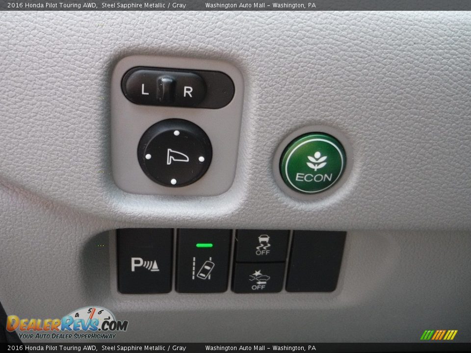 2016 Honda Pilot Touring AWD Steel Sapphire Metallic / Gray Photo #14