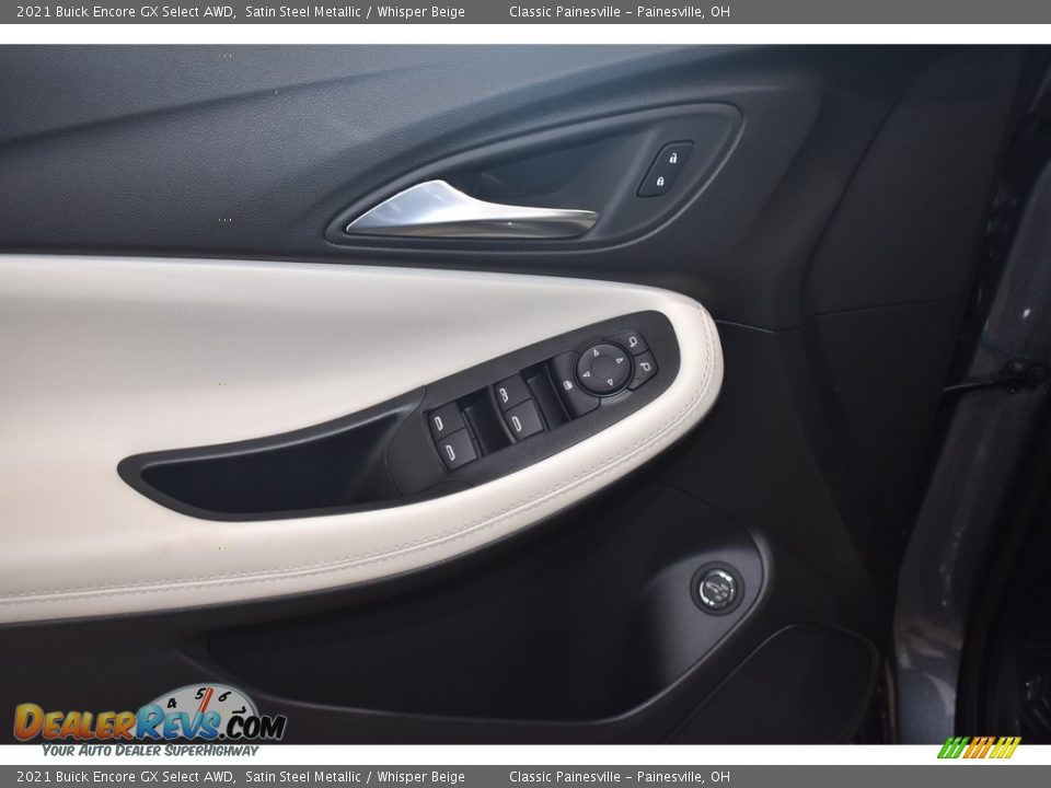 2021 Buick Encore GX Select AWD Satin Steel Metallic / Whisper Beige Photo #8
