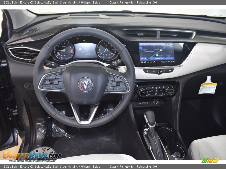 Dashboard of 2021 Buick Encore GX Select AWD Photo #10