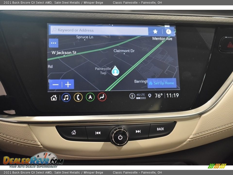 Navigation of 2021 Buick Encore GX Select AWD Photo #11