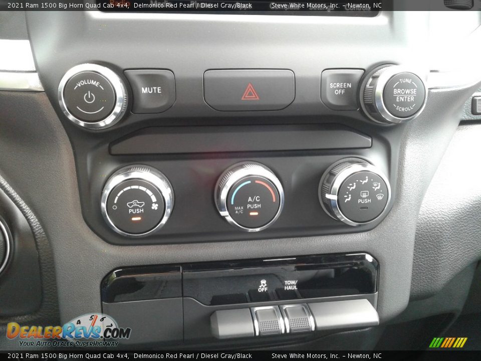 Controls of 2021 Ram 1500 Big Horn Quad Cab 4x4 Photo #25