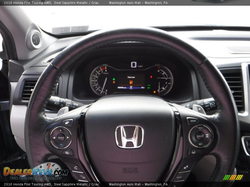 2016 Honda Pilot Touring AWD Steering Wheel Photo #20