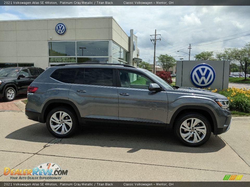 Platinum Gray Metallic 2021 Volkswagen Atlas SE 4Motion Photo #2