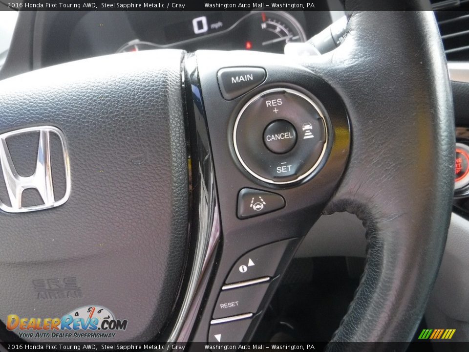 2016 Honda Pilot Touring AWD Steering Wheel Photo #23