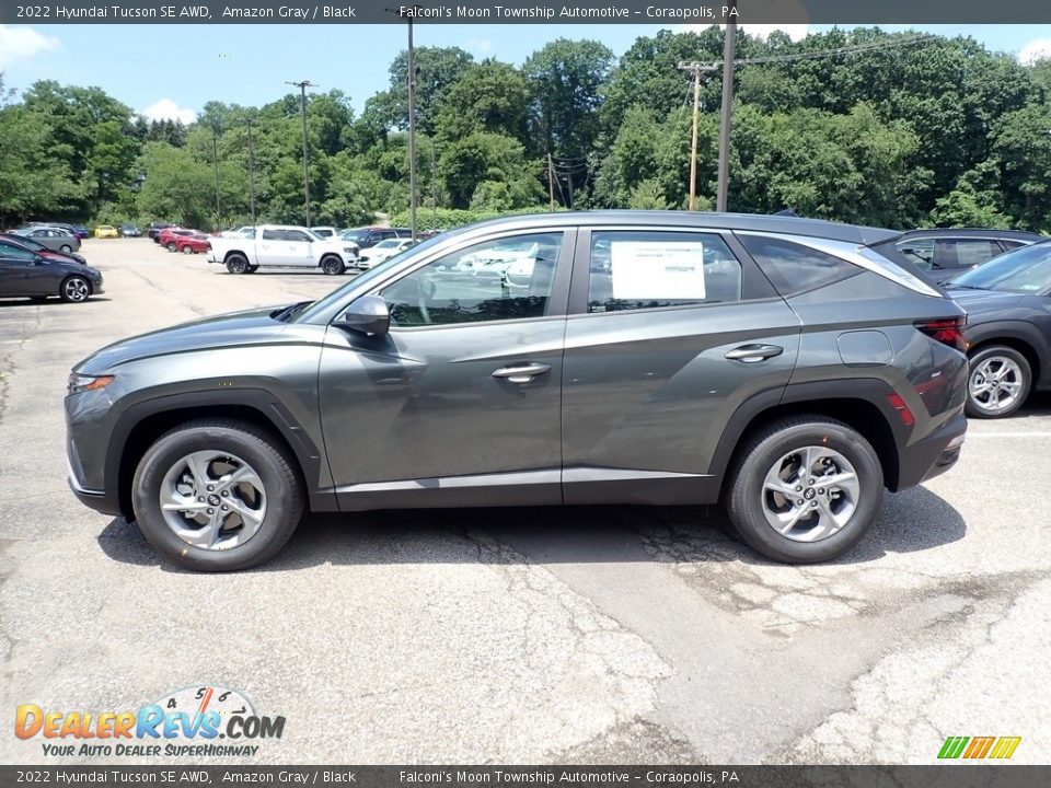 Amazon Gray 2022 Hyundai Tucson SE AWD Photo #6