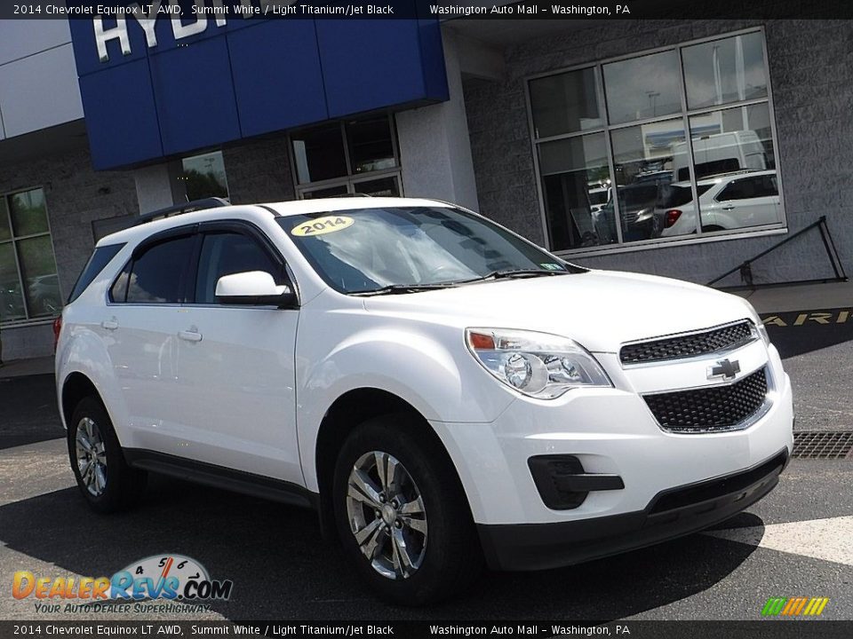 2014 Chevrolet Equinox LT AWD Summit White / Light Titanium/Jet Black Photo #1