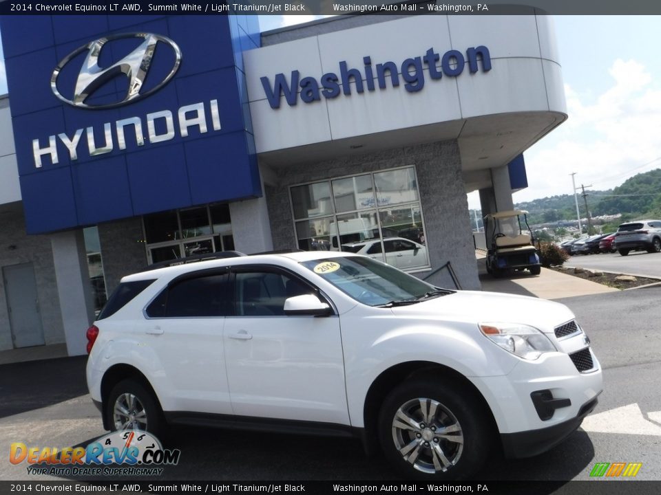 2014 Chevrolet Equinox LT AWD Summit White / Light Titanium/Jet Black Photo #2