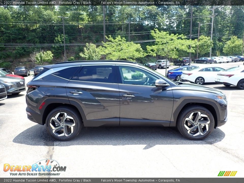 2022 Hyundai Tucson Limited AWD Portofino Gray / Black Photo #1