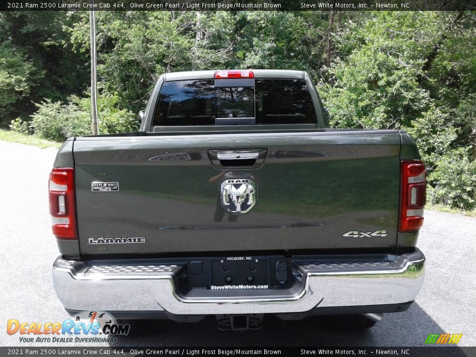 2021 Ram 2500 Laramie Crew Cab 4x4 Olive Green Pearl / Light Frost Beige/Mountain Brown Photo #7