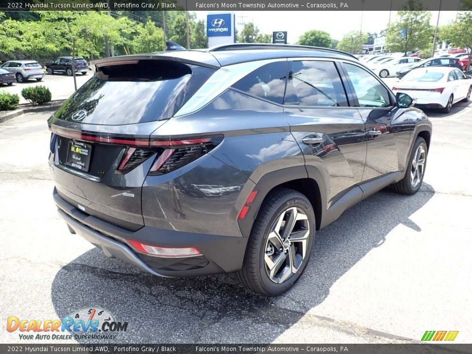 2022 Hyundai Tucson Limited AWD Portofino Gray / Black Photo #2