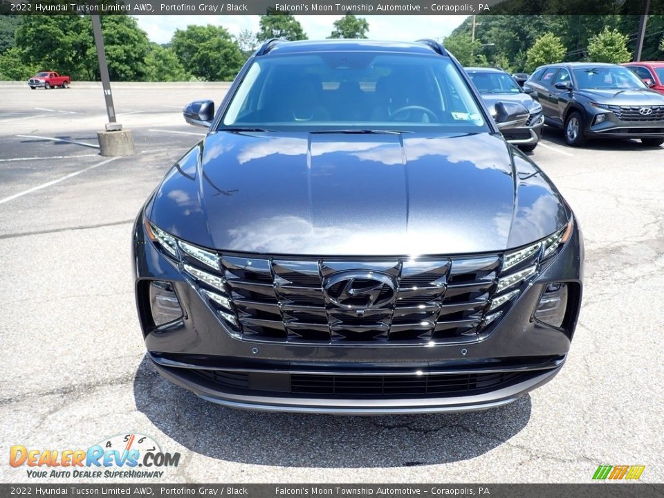 2022 Hyundai Tucson Limited AWD Portofino Gray / Black Photo #4