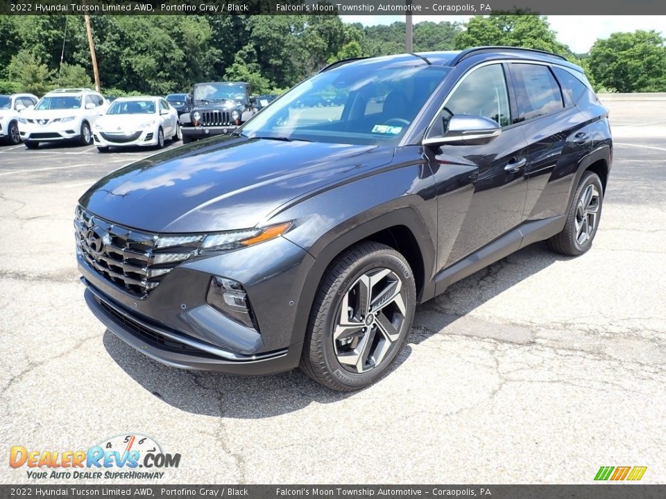 Front 3/4 View of 2022 Hyundai Tucson Limited AWD Photo #5