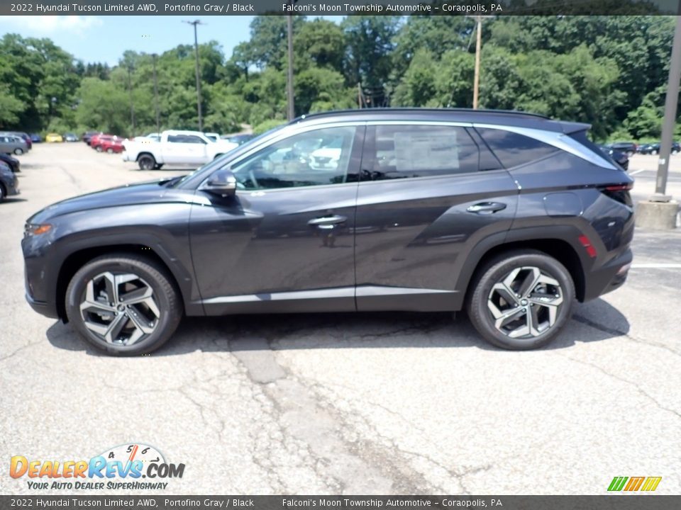 Portofino Gray 2022 Hyundai Tucson Limited AWD Photo #6