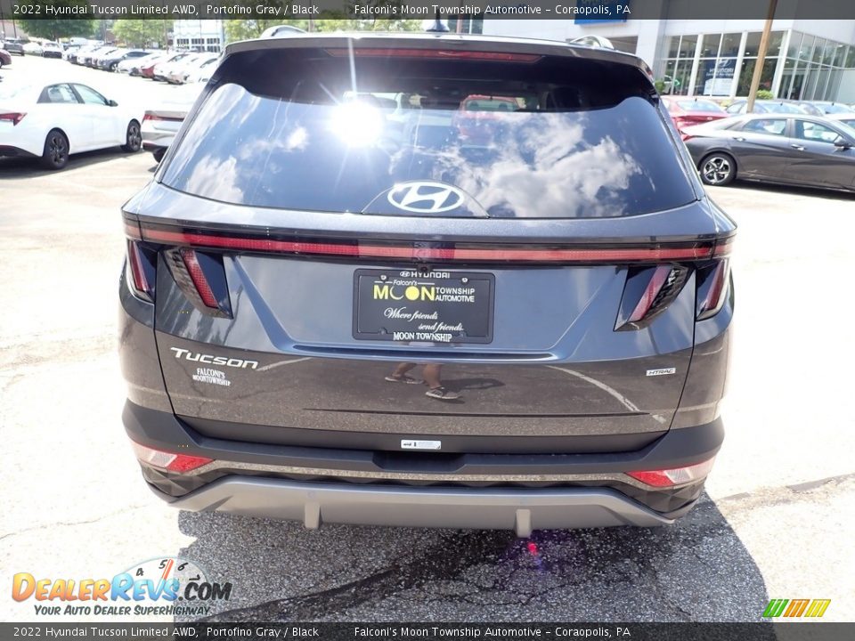 2022 Hyundai Tucson Limited AWD Portofino Gray / Black Photo #8