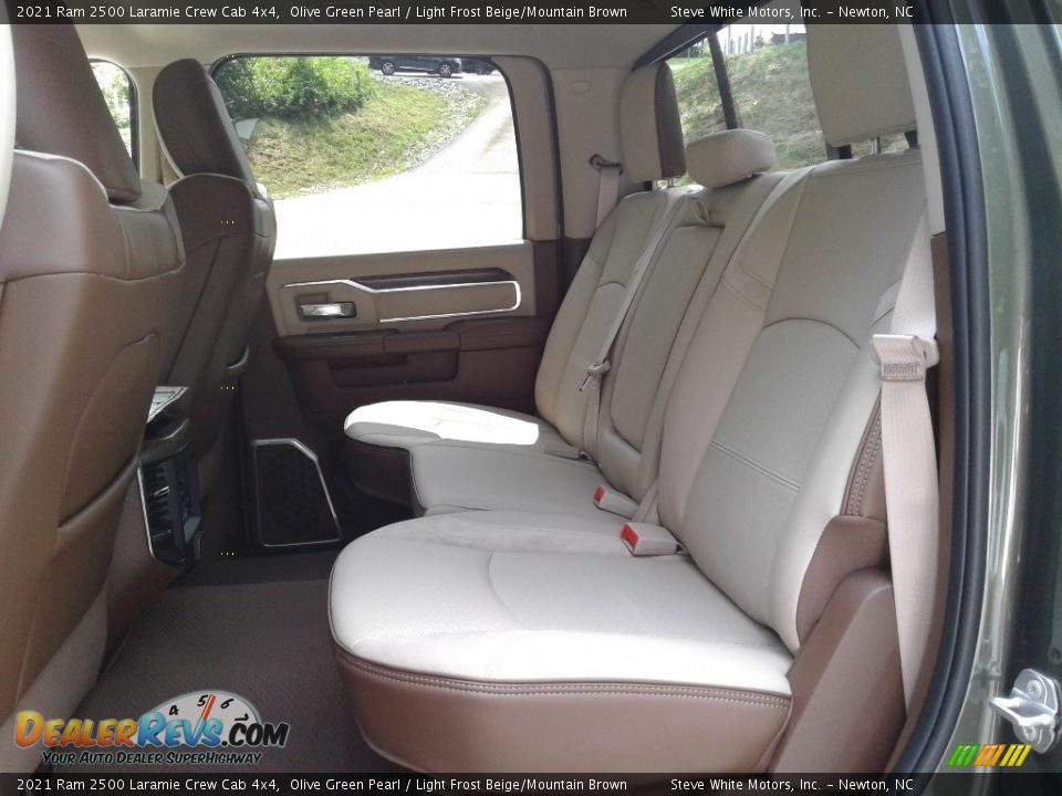 Rear Seat of 2021 Ram 2500 Laramie Crew Cab 4x4 Photo #14