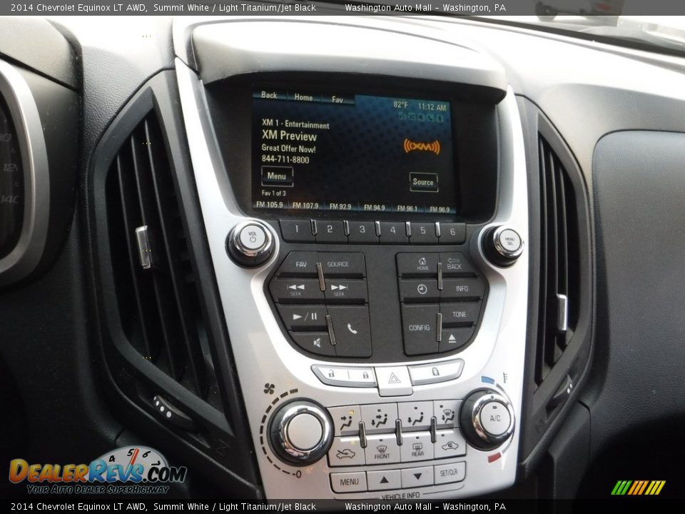 2014 Chevrolet Equinox LT AWD Summit White / Light Titanium/Jet Black Photo #20