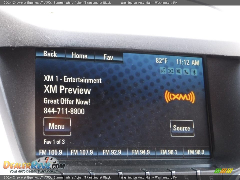 2014 Chevrolet Equinox LT AWD Summit White / Light Titanium/Jet Black Photo #22