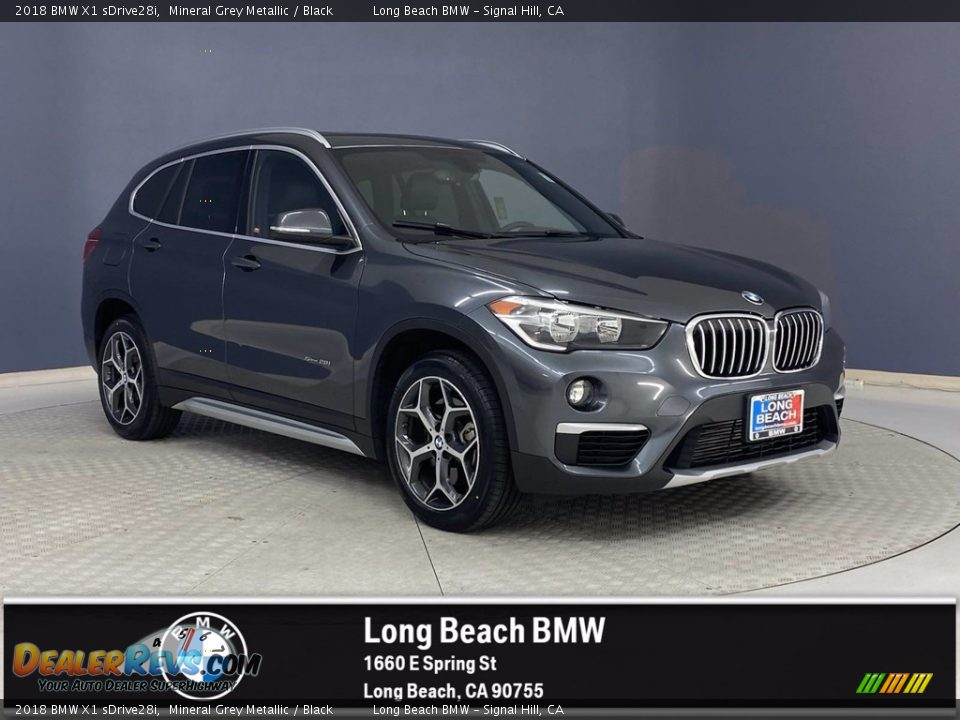 2018 BMW X1 sDrive28i Mineral Grey Metallic / Black Photo #1