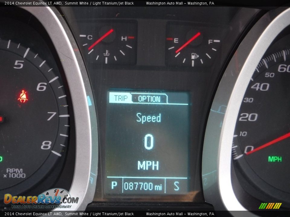 2014 Chevrolet Equinox LT AWD Summit White / Light Titanium/Jet Black Photo #30