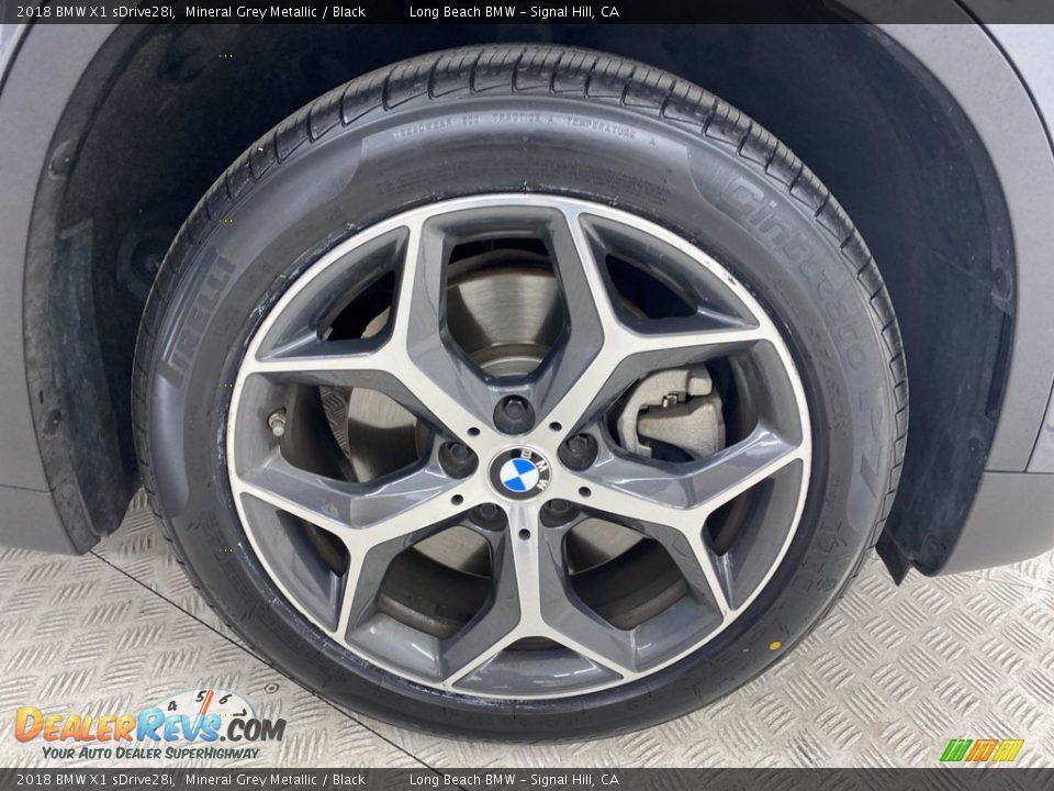 2018 BMW X1 sDrive28i Mineral Grey Metallic / Black Photo #6