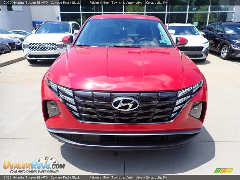 2022 Hyundai Tucson SE AWD Calypso Red / Black Photo #4