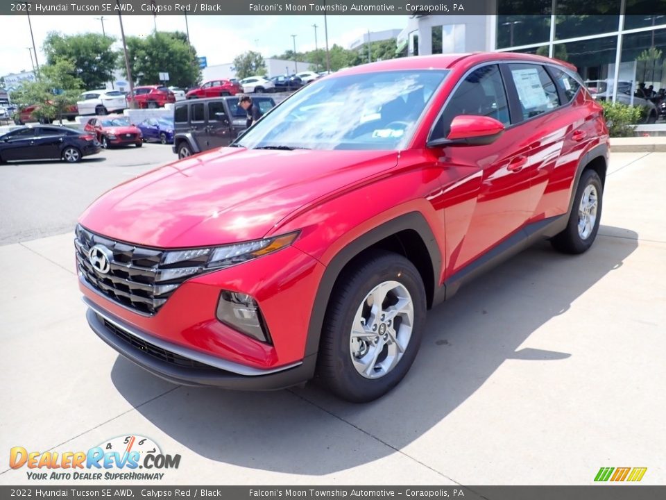 2022 Hyundai Tucson SE AWD Calypso Red / Black Photo #5