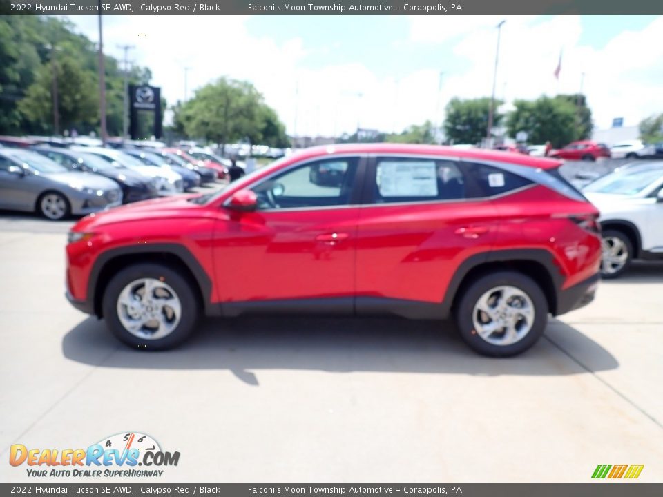 2022 Hyundai Tucson SE AWD Calypso Red / Black Photo #6