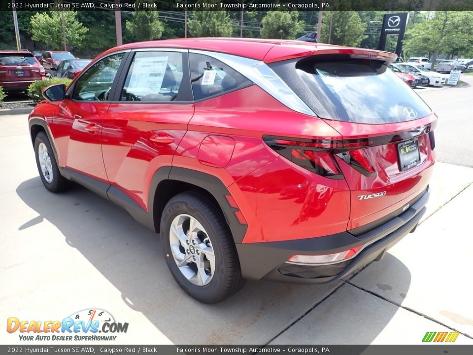 2022 Hyundai Tucson SE AWD Calypso Red / Black Photo #7